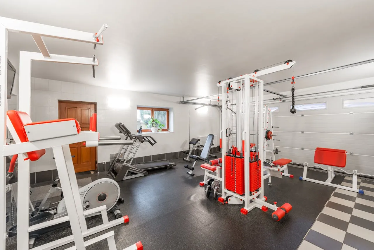 A home exercise room